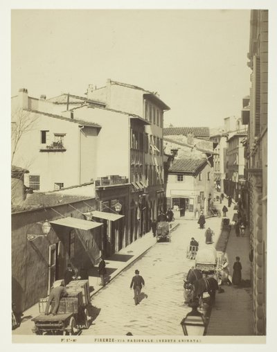 Firenze, via Nazionale alkotó: Unknown