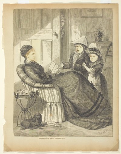 tábornok és Mrs. George Washington alkotó: Unknown