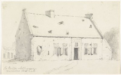 Huis La Belle Szövetség La Belle Alliance / Waterloo 1815 (cím a tárgyon) alkotó: Unknown