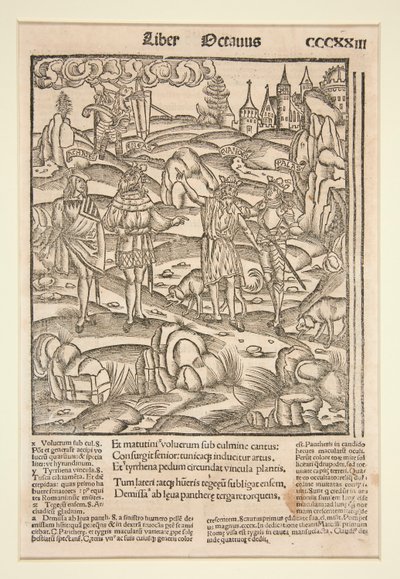 Oldal a strasbourgi Vergiliusból, 1502 alkotó: Unknown