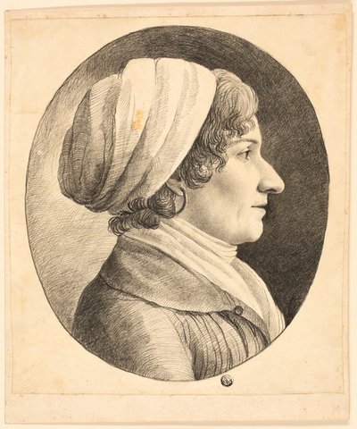 Profil Bust of a Woman Wearing a Cap alkotó: Unknown
