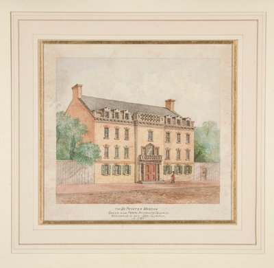 A DePeyster Mansion alkotó: Unknown