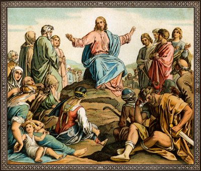 A hegyi beszéd - Biblia, Újszövetség alkotó: Unknown