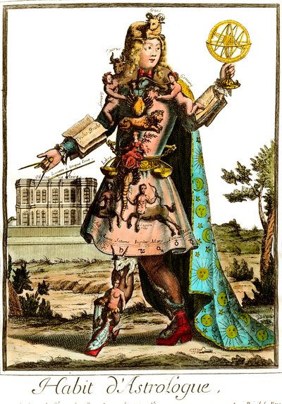 17. századi asztrológus öltöny. Magángyűjtemény. alkotó: Unknown artist