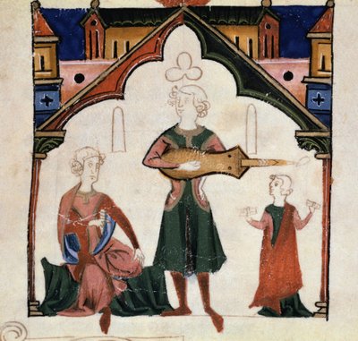Költők és zenészek csoportja (Miniature alkotó: Unknown artist