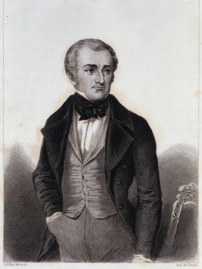 Adolphe Thiers (1797-1877) - metszet „Louis Philippe politikai és magánéletének története” c. alkotó: Unknown artist