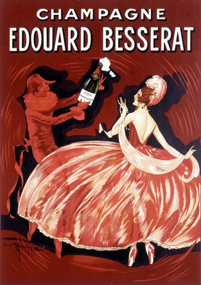 Champagne Edouard Besserat reklámplakátja, 19. század vége alkotó: Unknown Artist