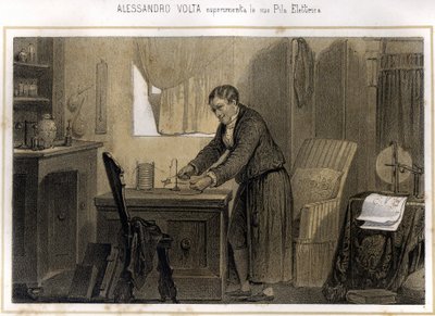 Alexandre (Alessandro) Volta (1745 - 1827) és tapasztalatai az elektromos akkumulátorról – a „Storia d