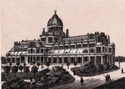 Amszterdam, Hollandia: kilátás a Népi Palotára. in "" A világ 168 nézetet szemléltet"" Keltezés nélküli (XIX. század vége) alkotó: Unknown artist