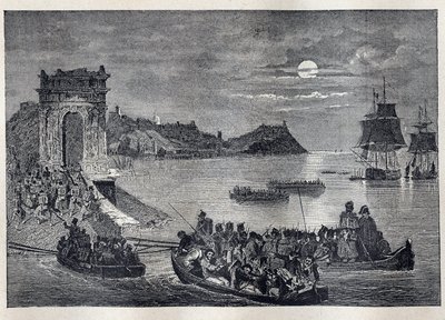 Ancona (Ancona) – I. Lajos Fülöp által indított anconai expedíció Olaszországba február 22-ről 23-ra virradó éjjel alkotó: Unknown artist