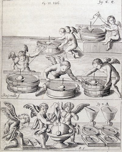 Angelots és kiegészíti - Giacomo Grandamico "a Föld mágneses erő által igényelt mozdulatlanságának új bemutatójában" alkotó: Unknown artist