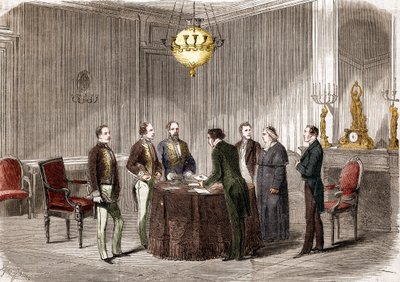 Savoyát Franciaországhoz csatolták alkotó: Unknown artist