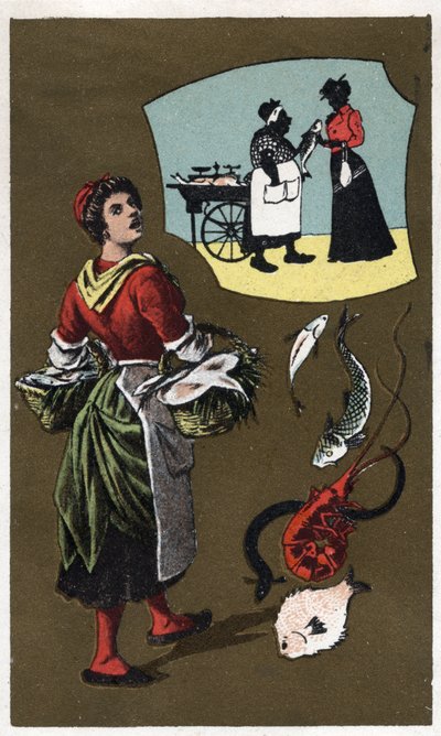 Névtelen kromolitográfia, 19. század vége. alkotó: Unknown artist