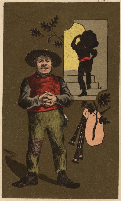 Névtelen kromolitográfia, 19. század vége. alkotó: Unknown artist