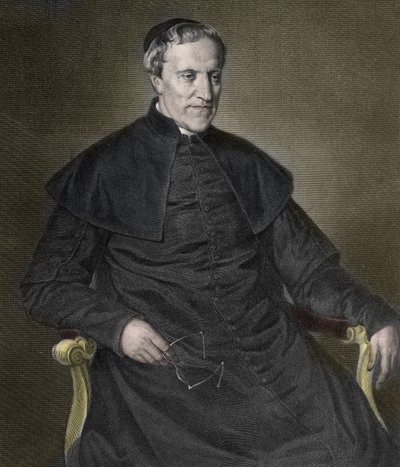 Antonio Rosmini (1797-1855), olasz filozófus és pap - Antonio Rosmini Serbati (Rosmini-Serbati) (1797-1855) olasz pap és filozófus portréja "" alkotó: Unknown artist