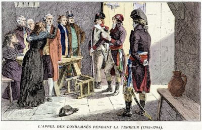 Az elítéltek fellebbezése a terror idején (1793-1794) alkotó: Unknown artist
