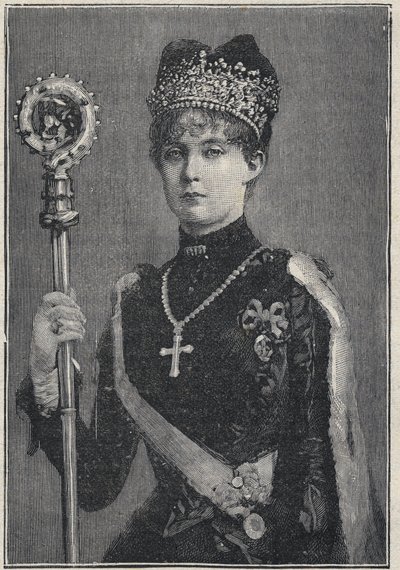 Margarethe Klementine osztrák főhercegnő - Margaret Clementine Marie osztrák 1870-1955 Ausztria főhercegnő - 1892 metszet alkotó: Unknown artist