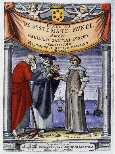 Arisztotelész, Ptolemaiosz és Miklós Kopernikusz (Nikolaj Kopernikusz alkotó: Unknown artist