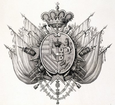 Toszkána fegyverei, 19. század eleje. Toszkánai Lipót. alkotó: Unknown artist
