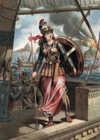 Artemé Iere (Kr. e. V. század) részt vett a salaminei csatában (480), I. Xerxes mellett Juan Justo Huguet „El Culto de la Hermosura” című művében, Molinas Hermanos szerkesztői alkotó: Unknown artist