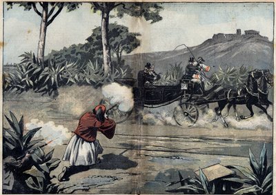 Attentat auf Georg I., König von Griechenland, und seine Tochter - 20. Februar von Unknown artist