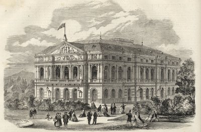 Baden Baden (Baden-Baden), Németország - A Badeni Színház - 1867 alkotó: Unknown artist