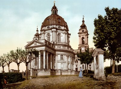 Basilica della Superga (Superga Basilica) Torinóban (Torino) Olaszországban 1890-ben alkotó: Unknown artist