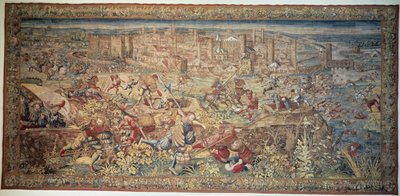 Paviai csata. Gobelin. 17. század. Capodimonte Múzeum, Nápoly. alkotó: Unknown artist