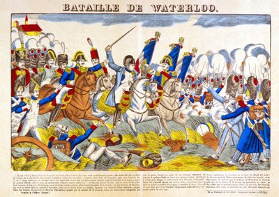 Waterloo-i csata (1815). alkotó: Unknown artist