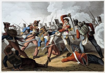 Pireneusi csata – Edward Orne „Történelmi, katonai és haditengerészeti anekdotáiban...” alkotó: Unknown artist