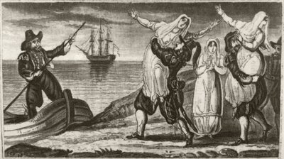 "Csőrös a holland kalóz és legénysége, aki erőszakkal hurcolja el apácákat egy spanyol kolostorból" alkotó: Unknown artist