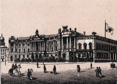 Berlin, Németország: kilátás a császári palotára, a császárvárra). in "" A világ 168 nézetet szemléltet"" Keltezés nélküli (19. század vége) alkotó: Unknown artist