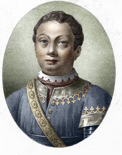 Bertrand Du Guesclin, francia rendőr (1314-1380) alkotó: Unknown artist