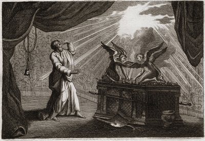 Royaumont Biblia, Ószövetség: A frigyláda. A bárka figurája. Illusztráció 1811-ből. alkotó: Unknown artist