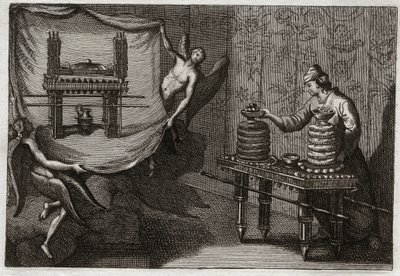 Royaumont Biblia, Ószövetség: A tabernákulumban található kenyerek táblázata. Illusztráció 1811-ből. alkotó: Unknown artist