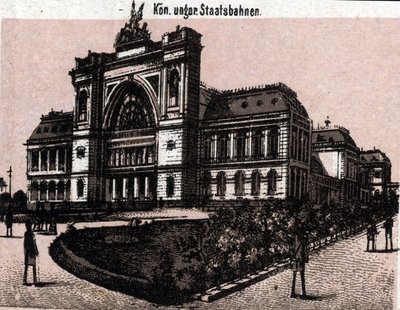 Budapest, Magyarország: kilátás a magyar királyi allavasutsk-ra. in "" A világ 168 nézetet szemléltet"" Keltezés nélküli (19. század vége) alkotó: Unknown artist