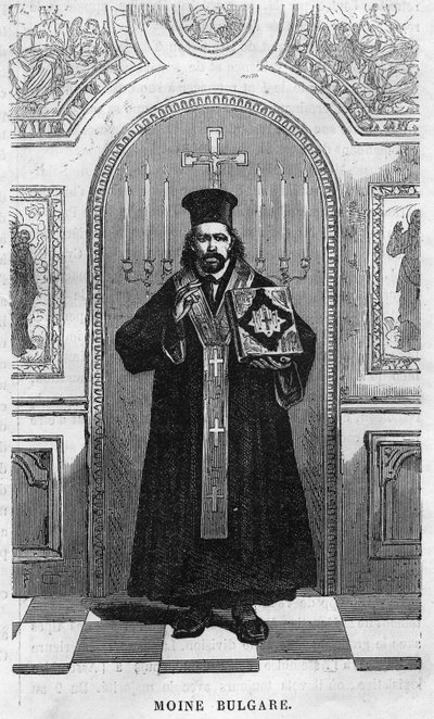 bolgár szerzetes 1869-ben. alkotó: Unknown artist