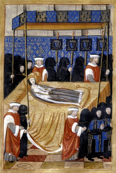 Bretagne-i Anna temetése (1514) - Miniatűr alkotó: Unknown artist