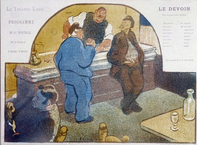 Café de Paris: cink - rajz, 19. század vége, Carnavalet. alkotó: Unknown artist