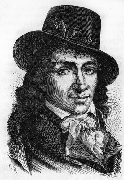 Camille Desmoulins (1760-1794) francia publicista és politikus. alkotó: Unknown artist