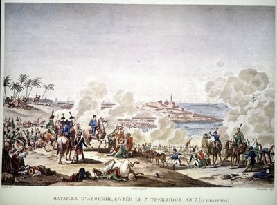 Egyiptom hadjárata (expedíciója) (1798-1801), Napóleon Egyiptomban: Aboukir-i csata, július 25. alkotó: Unknown artist