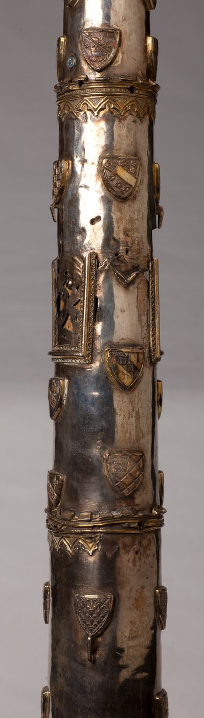Gyertyatartó (?), ezüstműves, részlet alkotó: Unknown artist