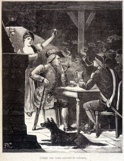 Patron egy kocsmában. alkotó: Unknown artist