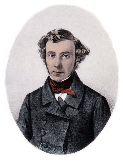 Charles-Alexis-Henri Clerel de Tocqueville (1805-59) - Alexis de Tocqueville (Alexis Charles Henri Cleral de Tocqueville) (1805-1859) francia történész és politikus portréja. alkotó: Unknown artist