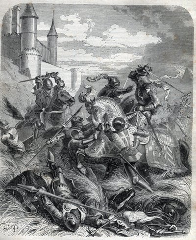 III. Károly, Durasi Károly (Durazzo) néven ismert nápolyi király július 16-án lépett be Nápolyba a nép segítségével. alkotó: Unknown artist