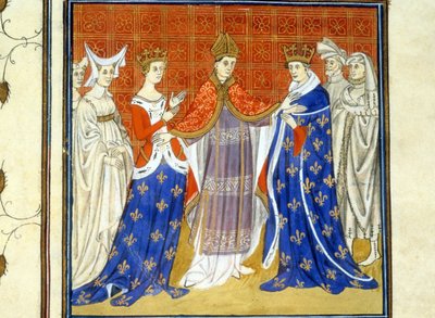 IV. Károly, a burgundi szép és fehér - Miniatűr a középkorról (ref. 512, 345v): Engedélykérés a Toulouse-i Városi Könyvtárhoz (tel: 05 62 27 66 66) alkotó: Unknown artist