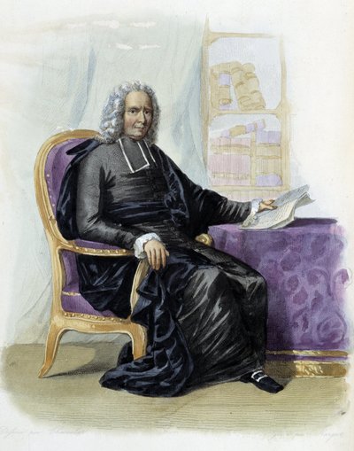 Charles Rollin (1661-1741), író és történész Ed. Mennechetben, „Le Plutarque francais”” alkotó: Unknown artist
