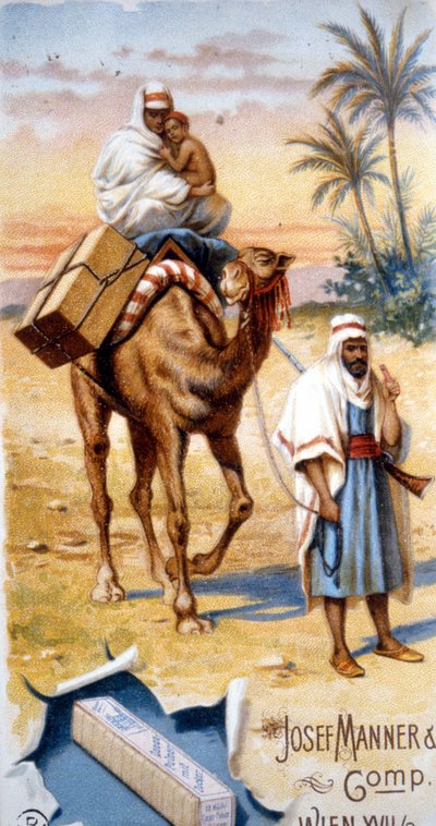 „Josef Manner & Gomp, Bécs” csokoládéreklám”. alkotó: Unknown artist