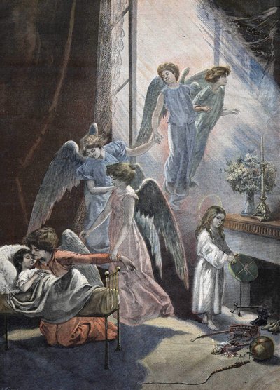 Karácsonyi álmodozás Gyermekmetszet 19. század alkotó: Unknown artist