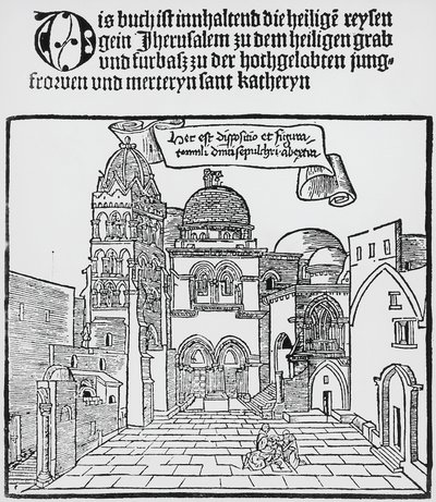 Szent Sír-templom Jeruzsálemben alkotó: Unknown artist